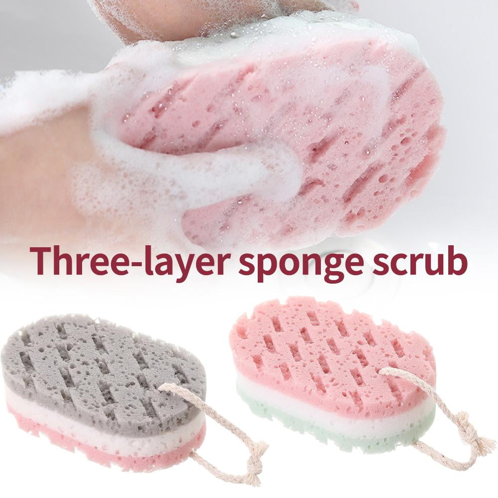 HPDL Puff Body Sponge Soft Exfoliating Scrub Dead Skin Remover Sponge ...