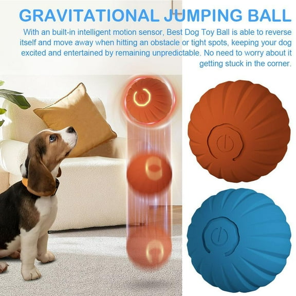 Clerance! Smart Dog Toy Ball Electronic Interactive Pet Toy Moving For Puppy J0 Cat Q7C