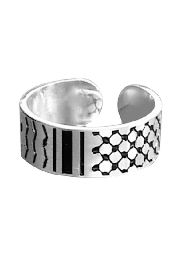 Steelaarabic Rings For Men And Women Open Rings