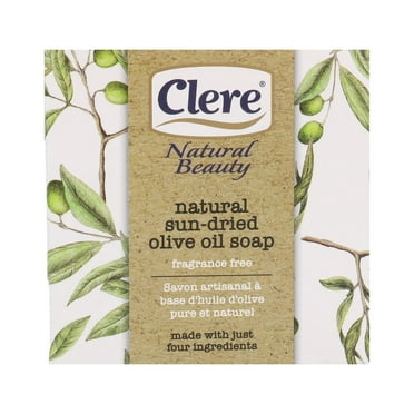 Clere Natural Olive Oil Soap Bar – Gentle & Fragrance-Free