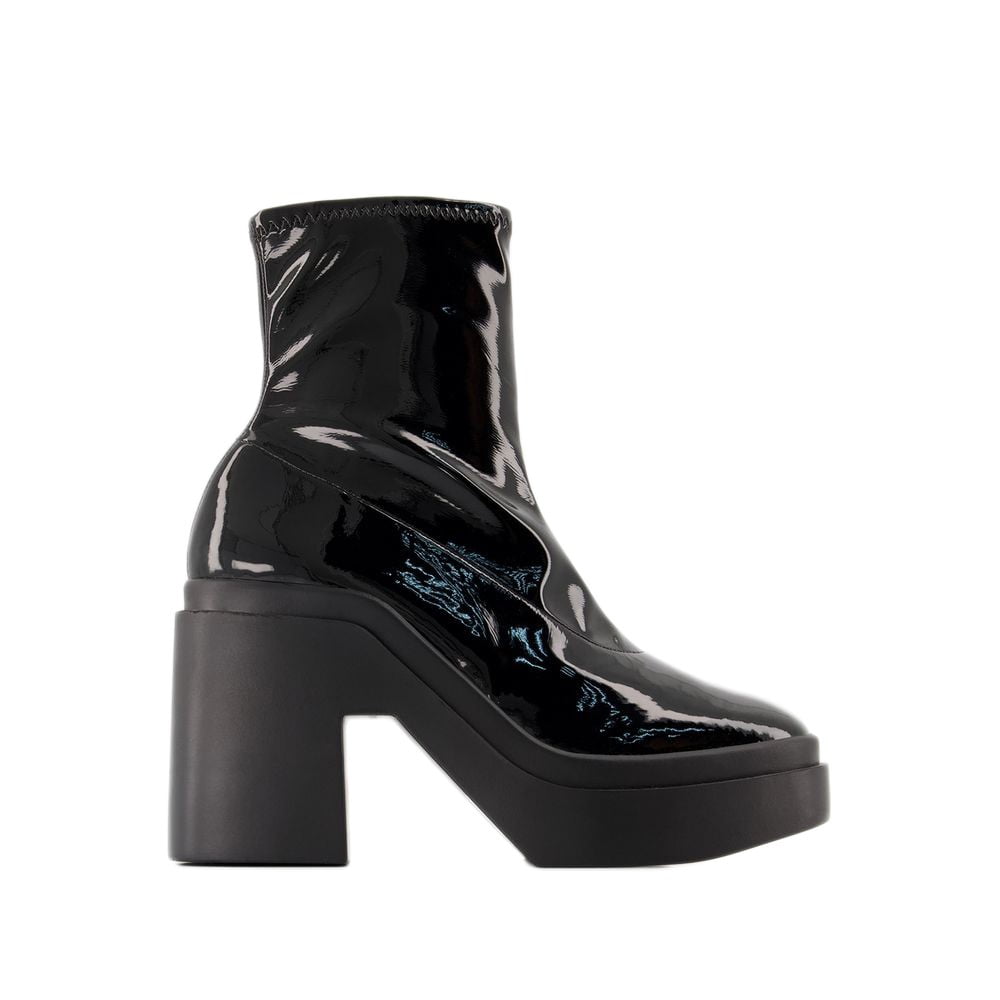 ショートブーツ・ブーティ CLERGERIE Ninav Boots - Clergerie - Pvc - Black Clergerie Female Ninav Boots - Pvc - Black Black Sizes EU 34