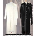 thumbnail image 1 of Clergy robe Men's Cassock Pastor Robe With Matching Stole, 1 of 6