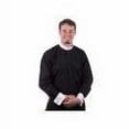thumbnail image 1 of Clerical Shirt-Long Sleeve Banded Collar & French Cuff-18.5X36/37-Black, 1 of 1