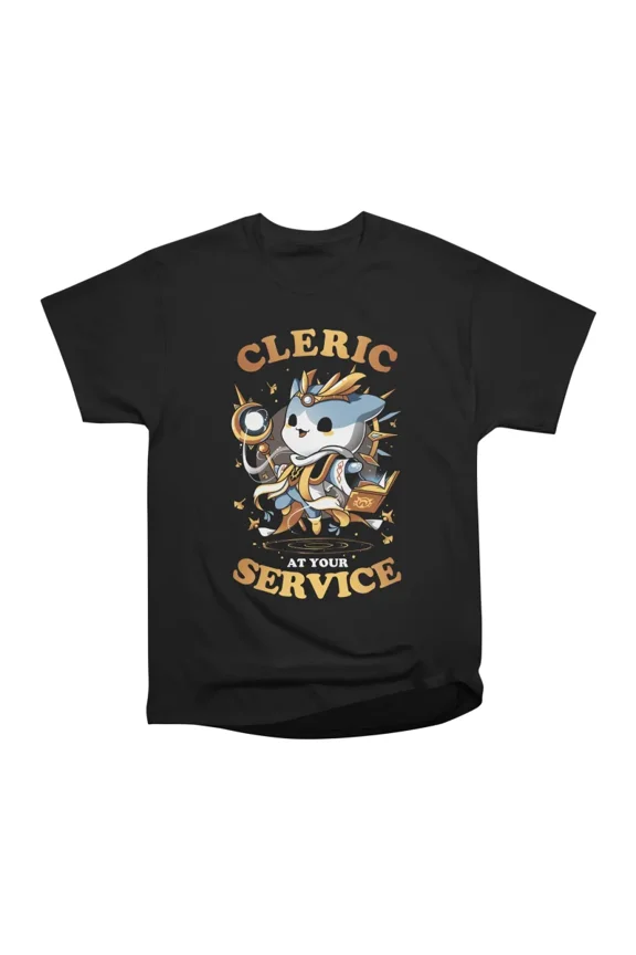 Clerics Call Cute Gamer and Geek Gift T-Shirt Tee Gift For Him Merch For Her Apparel For F