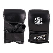 Cleto Reyes Boxing Bag Gloves with Hook and Loop Closure - Small - Black