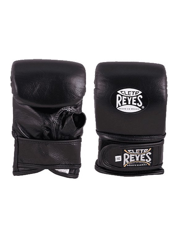 Boxing Bag Gloves with Hook and Loop Closure - Small - Black
