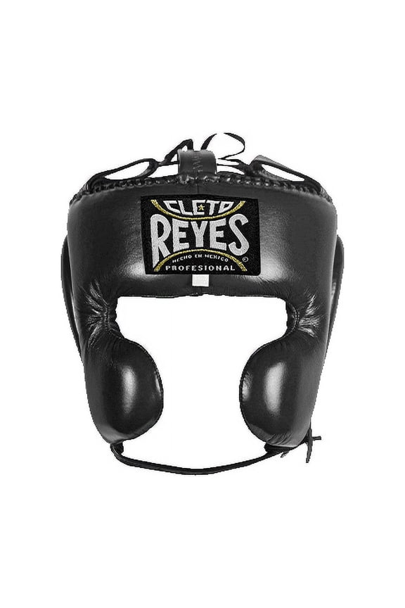 Boxing Headgear with Cheek Protection for Men and Women (Large, Black)