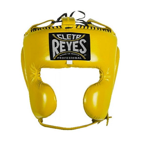 Cleto Reyes Boxing Headgear with Cheek Protection for Men and Women (Large, Yellow)