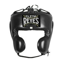 Cleto Reyes Boxing Headgear with Cheek Protection for Men and Women (Small, Black)