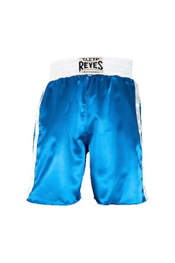 Boxing Trunks for Man (Large, Electric Blue/White)