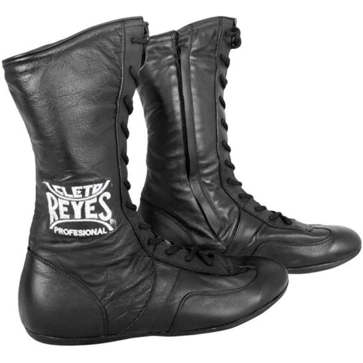 Cleto Reyes Leather Lace Up High Top Boxing Shoes - Size: 7 - Black - image 1 of 4