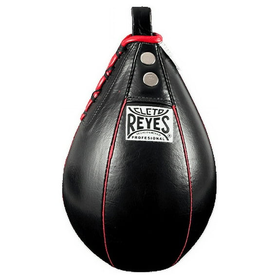 Cleto Reyes Platform Leather Punching Speed Bag for Boxing (Large, Black)