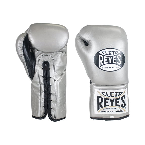 Cleto Reyes Professional Boxing Gloves for Men and Women (10oz, Silver Bullet)
