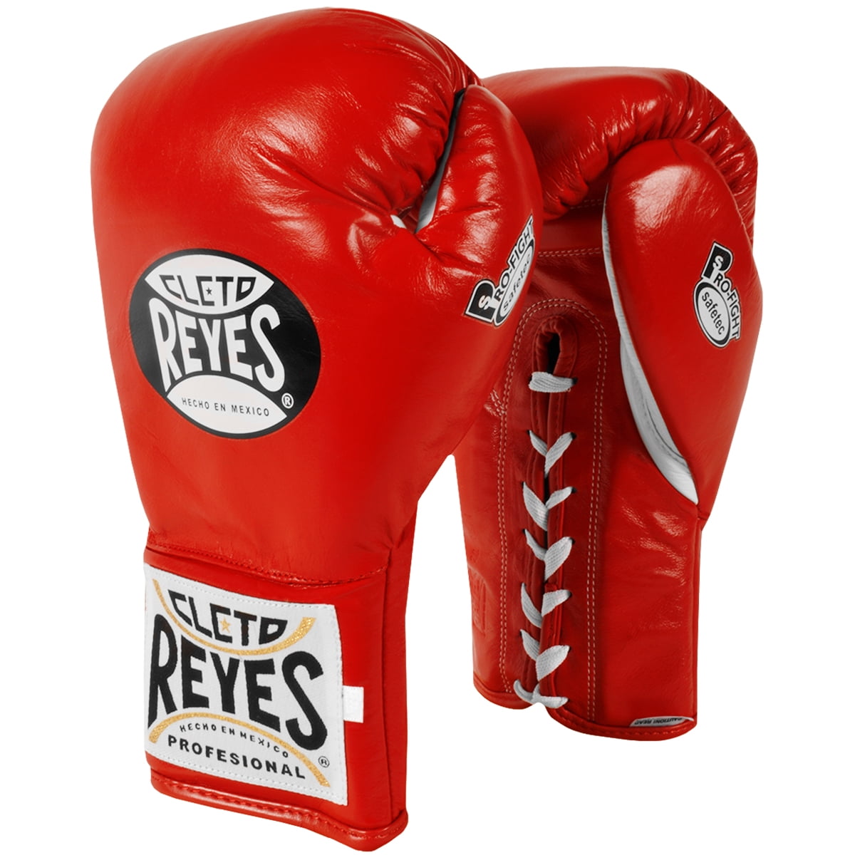 Cleto Reyes gauntlets with contact closure in cowhide