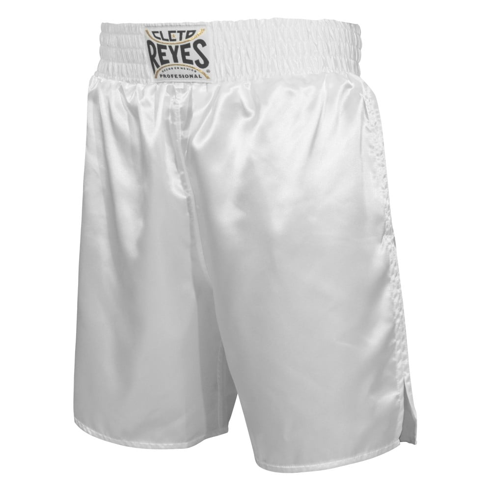 Cleto Reyes Satin Boxing Trunks Large White