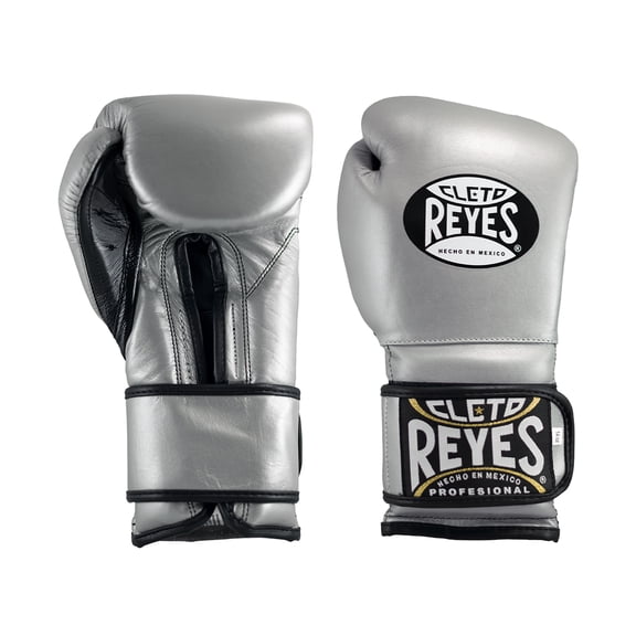 Cleto Reyes Training Gloves with Hook and Loop Closure for Men and Women (12oz, Silver Bullet)