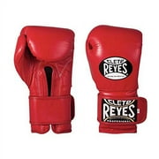 Cleto Reyes Training Gloves with Hook and Loop Closure for Men and Women 14oz, Classic Red
