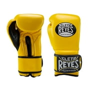 Cleto Reyes Training Gloves with Hook and Loop Closure for Men and Women 16oz, Brilliant Yellow