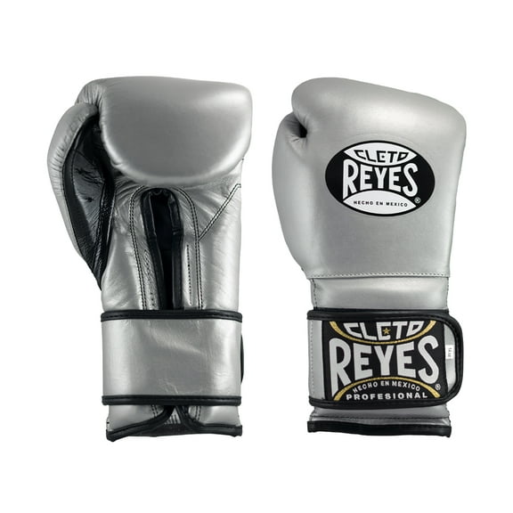 Cleto Reyes Training Gloves with Hook and Loop Closure for Men and Women (16oz, Silver Bullet)