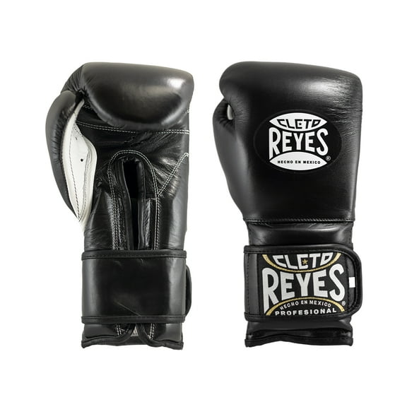 Cleto Reyes Training Gloves with Hook and Loop Closure for Men and Women (18oz, Black)
