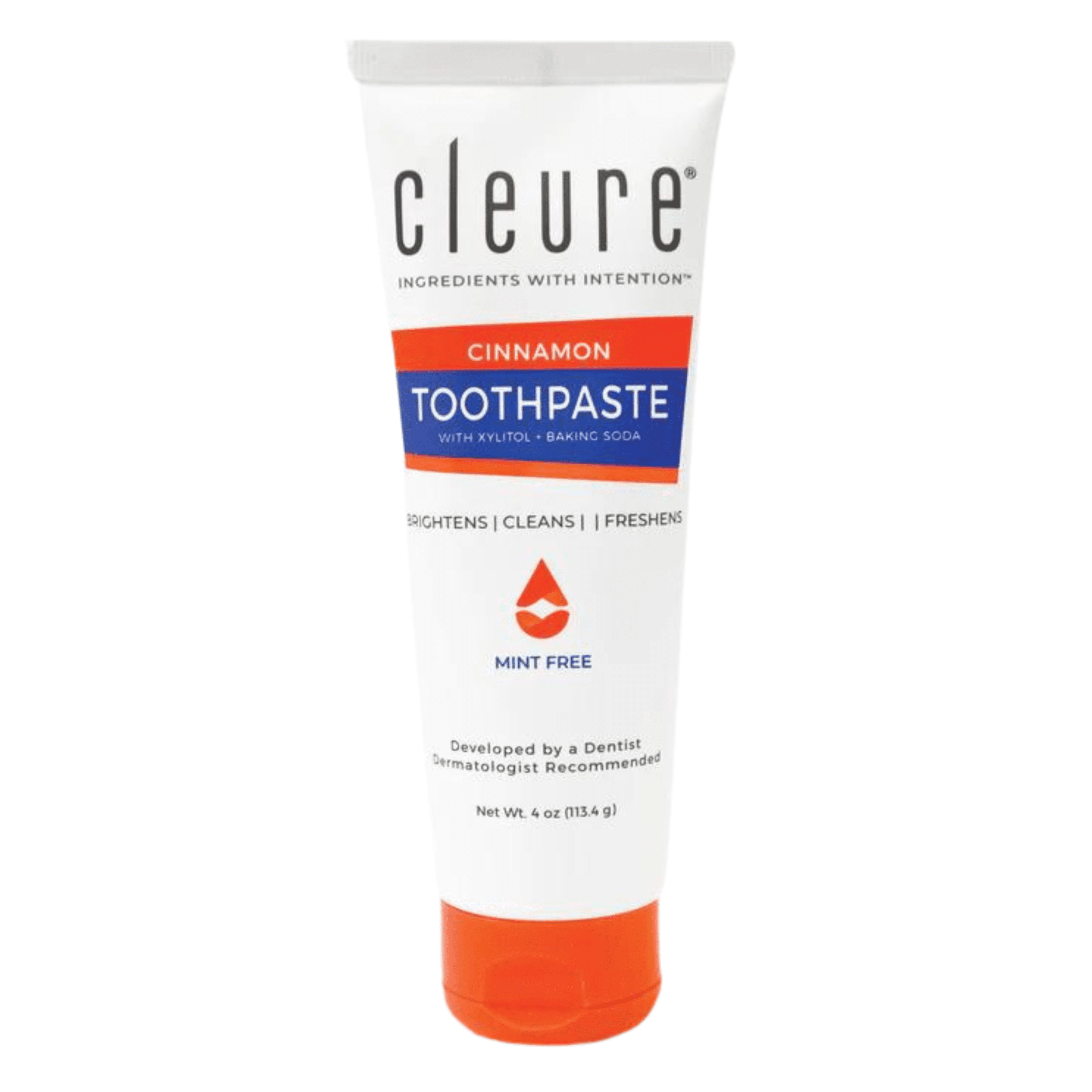 Cleure Natural Toothpaste Fluoride Free Xylitol Toothpaste for