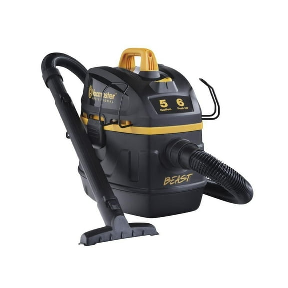 Vacmaster VFB511B 0202 Professional Beast Series Wet/Dry Vacuum, 5.5 Peak HP , 5 Gallon - Quantity 1