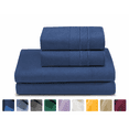 thumbnail image 1 of CH Sheet Set Queen Size, 4-Piece Bedding, Lightweight & Super Soft Easy Care Microfiber– Shrinkage & Fade Resistant Bedding Set with 14'' Deep Pockets (Navy Blue), 1 of 7