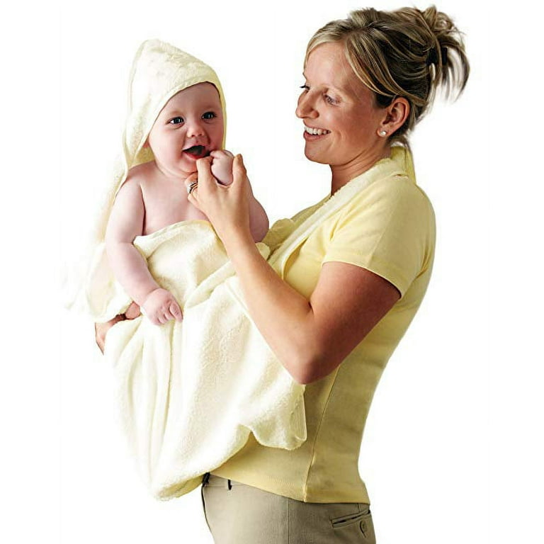Clevamama Splash and Wrap Baby Bath Towel Soft Cotton Beige Walmart