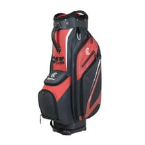 Cleveland 14-way Top Golf 2024 CG Lightweight Cart Bag, Polyester, Red / Charcoal