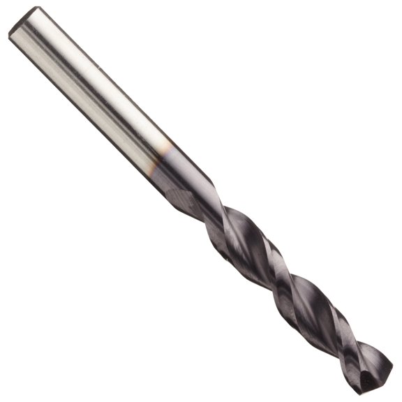 Cleveland 2175A Cobalt Steel Jobbers' Length Drill Bit, TiAIN Coated, Round Shank, 135 Degree Notch Point, 9/16" (Pack of 1) CA2