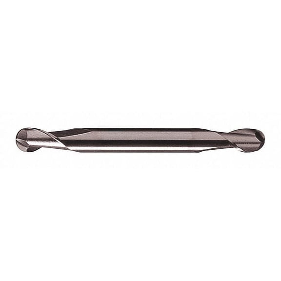 Cleveland Ball End Mill,Double End,1/8",HSS C41026