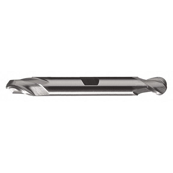 Cleveland Ball End Mill,Double End,11/32",HSS C39139