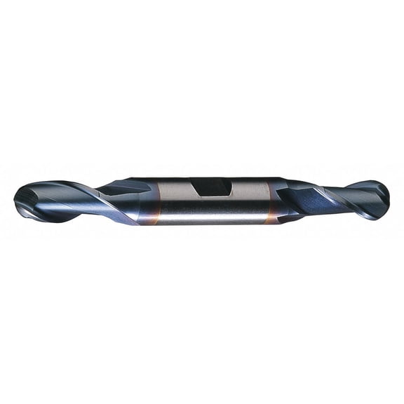 Cleveland Ball End Mill,Double End,9/32",HSS C39163