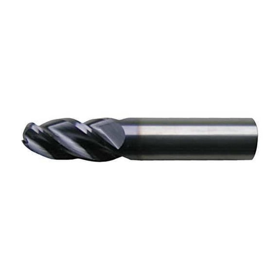 Cleveland Ball End Mill, 0.5 in, Carbide C80115