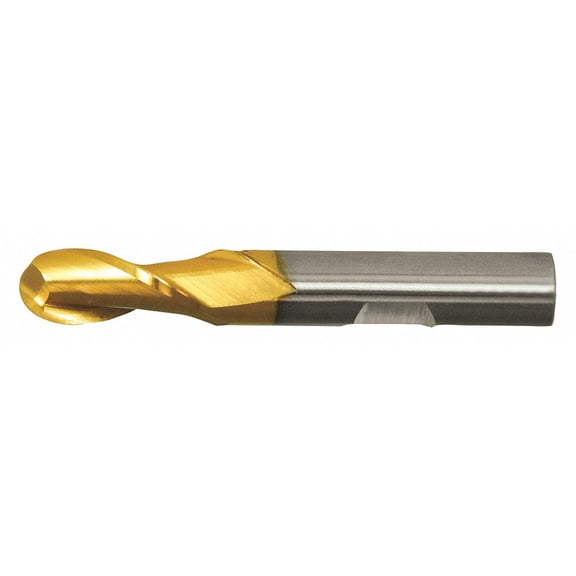 Cleveland TiN Ball End Mill,2-5/16"