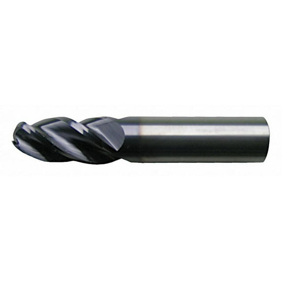 Cleveland Ball End Mill,Single End,3/4",Carbide C80117