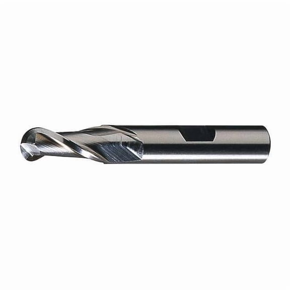 Cleveland Ball End Mill,Single End,3/4",HSS C42132