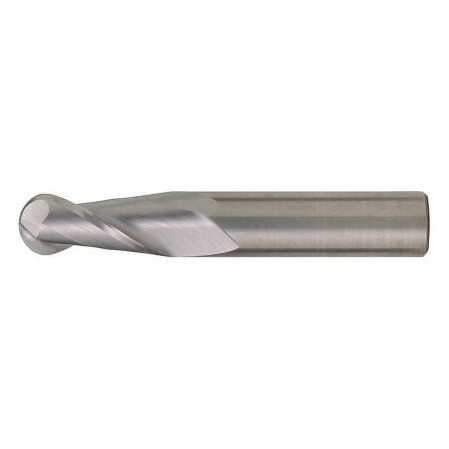 2-Flute Carbide Ball Nose Single End GP End Mill  CEM-SE-2B Bright 5/32x3/16x9/16x2