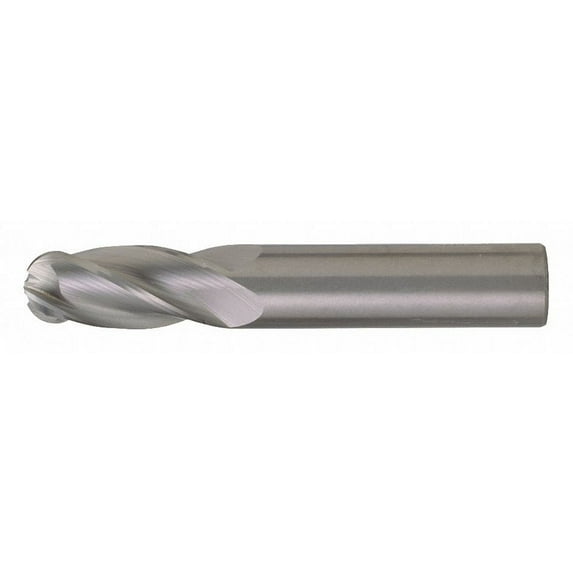 Cleveland Ball End Mill,Single End,7/32",Carbide C83533
