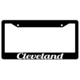 thumbnail image 1 of Cleveland Black Plastic License Plate Frame, 1 of 1