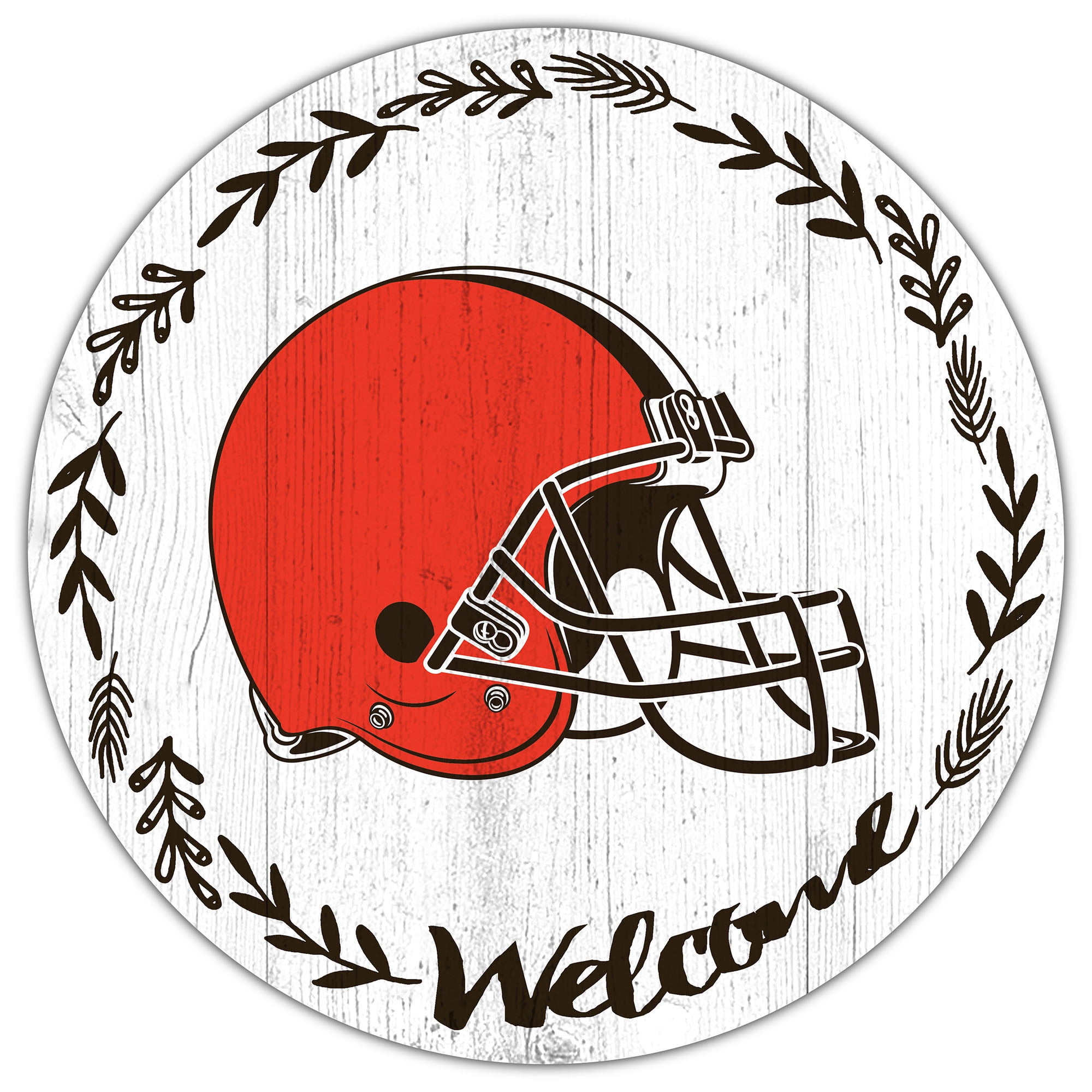 Cleveland Browns 12'' Football Sign