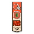 thumbnail image 1 of Cleveland Browns 6'' x 19'' 3D StadiumView Banner, 1 of 7
