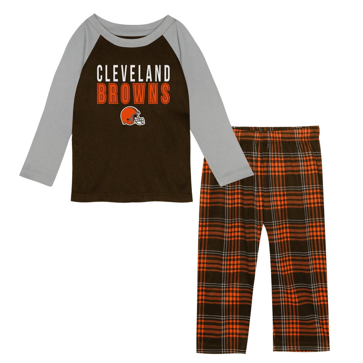 Cleveland Browns Inf Tod 2PC PJ Set 9K1I2FG47 4T Walmart