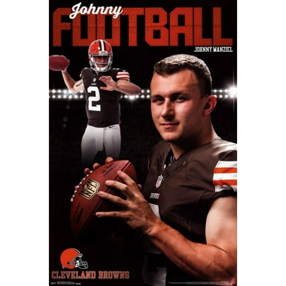 Cleveland Browns - Johnny Manziel 2014 Poster Print (22 x 34)