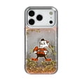 thumbnail image 1 of Cleveland Browns Linen Logo iPhone Glitter Case, 1 of 6