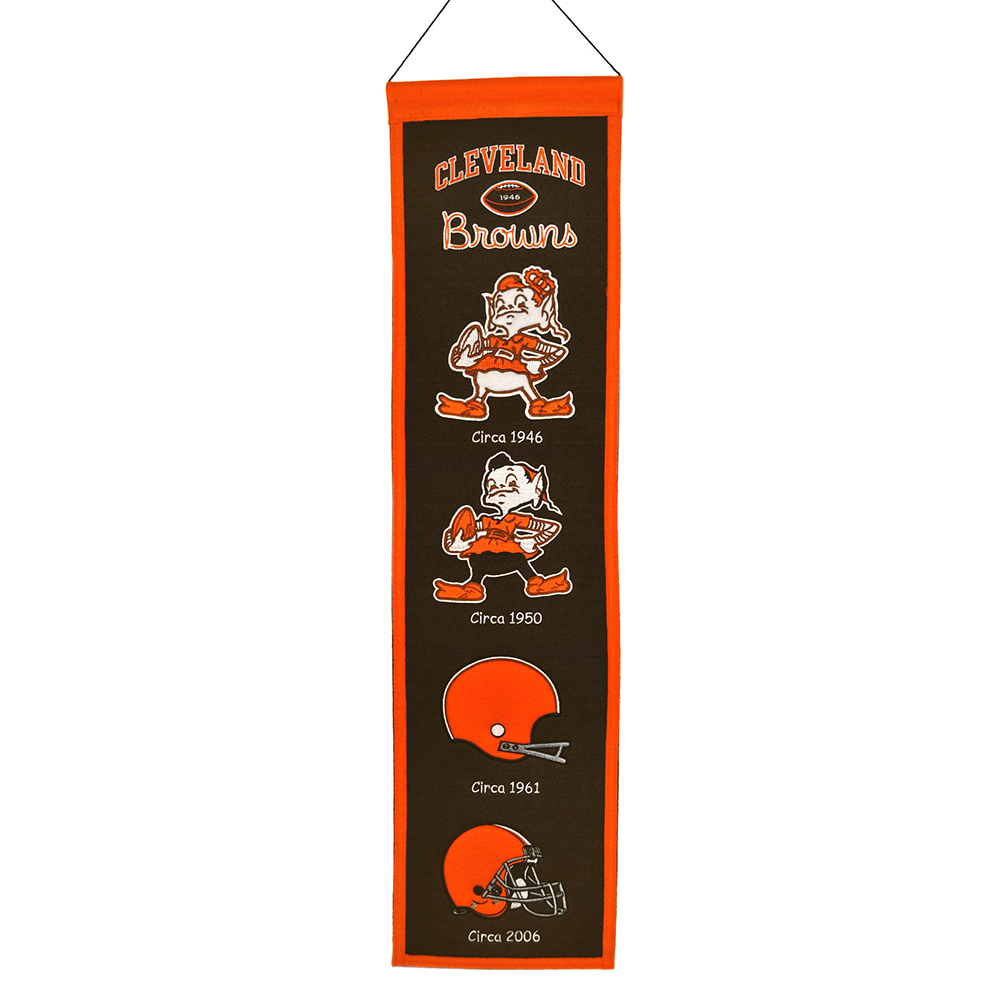 Cleveland Browns 8 x 32 Premium Heritage Banner