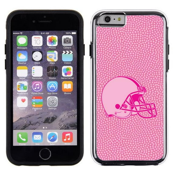 Cleveland Browns Phone Case Pink Football Pebble Grain Feel iPhone 6 Case - Pink