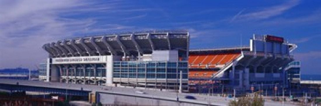 Cleveland Browns Stadium Cleveland OH Canvas Art - Panoramic Images (18 x 6)