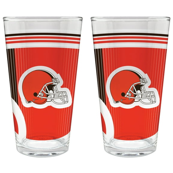 Cleveland Browns Two-Piece 16oz. Pint Glass Set