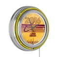 thumbnail image 1 of Cleveland Cavaliers 2016 NBA Champions Retro Neon Analog Wall Clock with Pull Chain, 1 of 6
